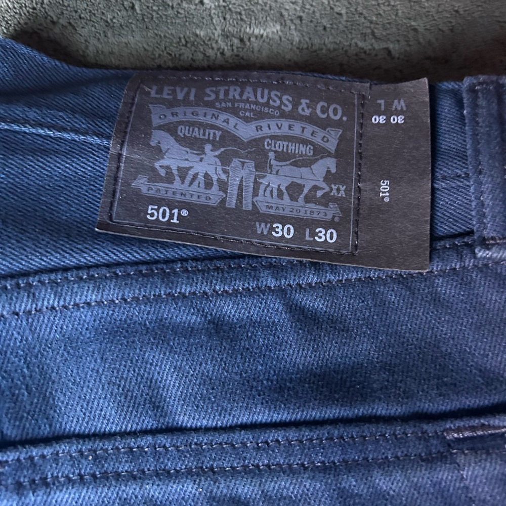 Levi's Men's Deep Blue Straight Jeans